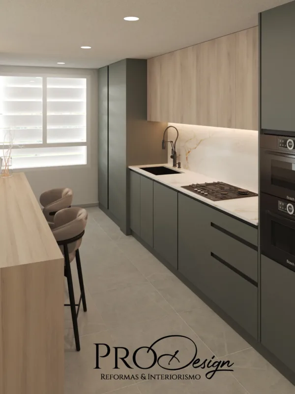 Proyecto cocina Cocinas,Renders 360º